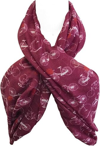 Wrapables® Lightweight Vintage Bicycle Infinity Scarf in Saudi Arabia