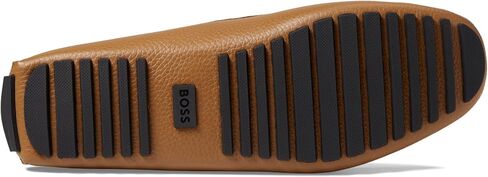 HUGO BOSS حذاء بدون كعب من الجلد المحبب باللون البني الفاتح مقاس EU 45 (رجال أمريكي 12) D (M) in Saudi Arabia