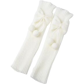 Gloomia Women's Girls Leg Warmer Kawaii Footless Socks Junior High School Students Lolita Footless Socks