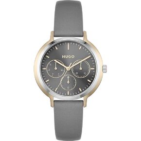 HUGO Women's #Edgy 38mm Quartz Multifunction Watch | Water Resistant | Premium, Sporty Timepiece for Everyday Style