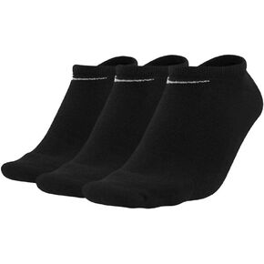 Nike Everyday Lightweight No-Show Socks (3 Pair) (Black