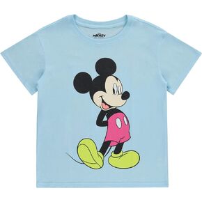 Disney Ladies Mickey Mouse Fashion Shirt Mickey & Minnie Mouse Clothing - Mickey Mouse Front and Back T-Shirt