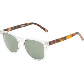 Foster Grant Sun Luv Be Smart Round Sunglasses, Crystal, 53mm (10261641.COM)