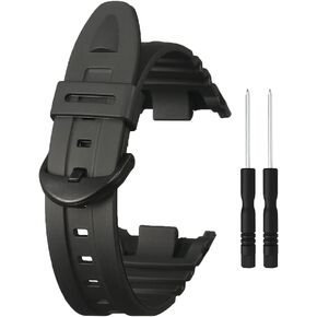 WRISTARMOR rubber resin watch band Replacement for Caiso W-96H rubber strap watch accessories