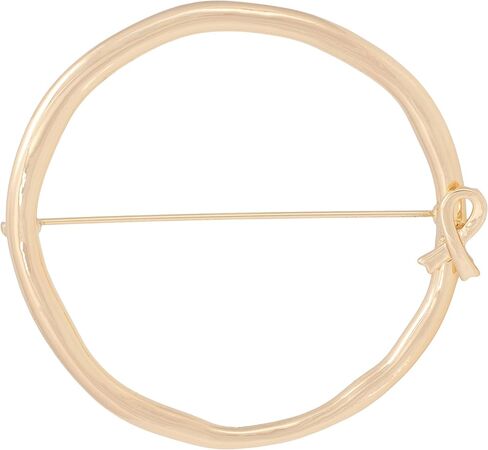 Demdaco Inspirational 2.25 inch Metal Circle Giving Brooch Pin in Saudi Arabia
