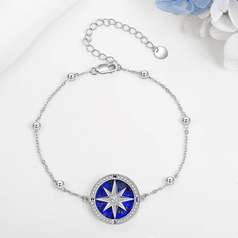 HUKKUN Ladybug/Cow/Cross/Autism Awareness Bracelet for Women Sterling Silver Adjustable Bracelet Jewelry Gift for Girls Daughter Wife in Saudi Arabia