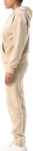 Women Tracksuit Oversize 2 Pieces Outfit Casual Long Sleeve Sweatsuits Set with Pocket in Saudi Arabia