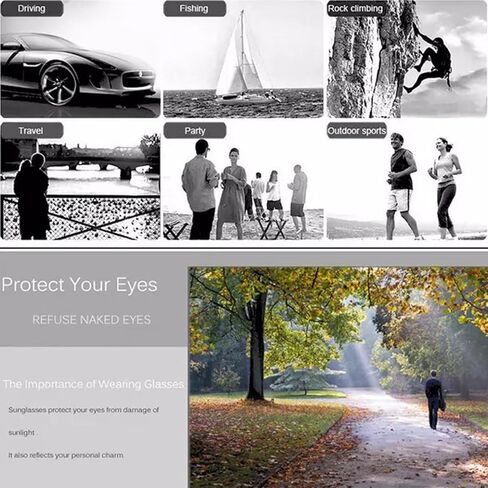 نظارات شمسية مربعة كبيرة بدون إطار للنساء والرجال، نظارات فاخرة بدون إطار مربعة ملونة in Kuwait