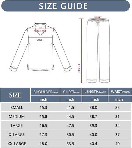 IZZY TOBY Women Warm Fleece Pajamas Flannel Pajamas Sets Long Sleeve Winter Pajama Set Ladies Thermal Pjs in Kuwait