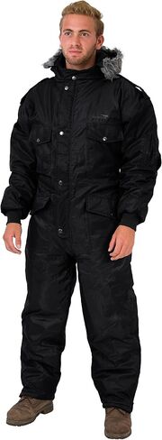 Black IDF Snowsuit Winter Clothing Snow Ski Suit Coverall Insulated Suit in Saudi Arabia