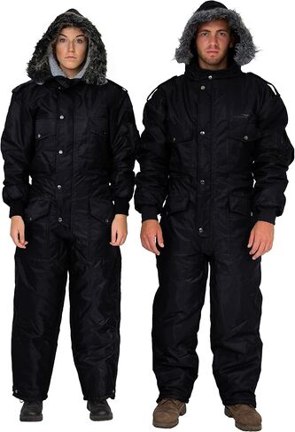 Black IDF Snowsuit Winter Clothing Snow Ski Suit Coverall Insulated Suit in Saudi Arabia