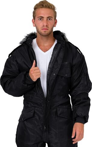 Black IDF Snowsuit Winter Clothing Snow Ski Suit Coverall Insulated Suit in Saudi Arabia