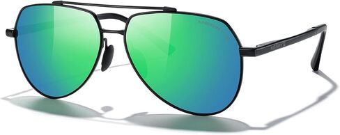 MERRY'S Men Classic Pilot Sunglasses for Men Women - Polarized Driving Sun glasses Mirrored Lens UV 400 Protection 58 MM in Saudi Arabia