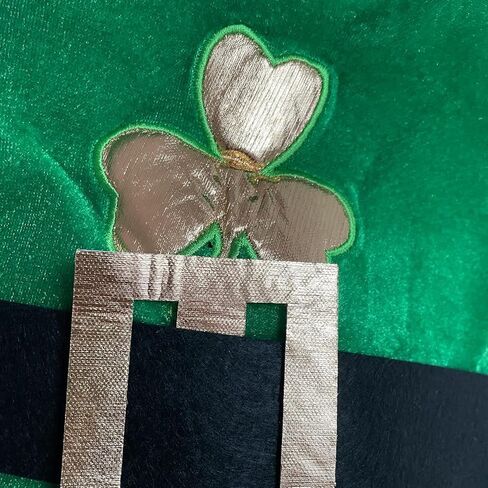 قبعة رأس لعيد القديس باتريك بنمط نبات النفل الأخضر قبعة الحفلات للنساء والرجال المخملية كاب الرأس أزياء تنكرية لطيف الجني الأيرلندي عطلة مهرجان مهرجان مهرجان مهرجان كرنفال لوازم الديكور in Kuwait