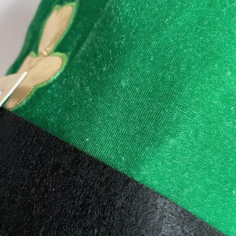 قبعة رأس لعيد القديس باتريك بنمط نبات النفل الأخضر قبعة الحفلات للنساء والرجال المخملية كاب الرأس أزياء تنكرية لطيف الجني الأيرلندي عطلة مهرجان مهرجان مهرجان مهرجان كرنفال لوازم الديكور in Kuwait