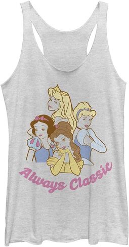 Disney Women's Princess Always Classic Tri-Blend Racerback Layering Tank in Saudi Arabia