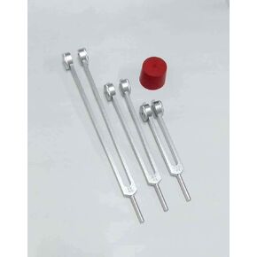 Otto 32, 64 and 128 Hz Tuning Fork Set for Healing with Activator & Pouch