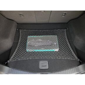 Floor Style Automotive Elastic Trunk Mesh Cargo Net for Mazda CX5 S Carbon Premium Turbo 2023 - Premium Trunk Organizer and Storage - Luggage Net for Crossover - Car Organizer for Mazda CX5