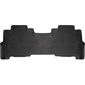 Husky Liners Weatherbeater Floor Mats | Fits 2018-2024 Ford Expedition | 2nd Row, 1-pc Black - 14341 in Kuwait