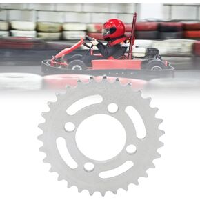 420 31T Rear Sprocket, Replacement Chain Sprocket Oil Resistant, Rear Drive Sprocket for DIY Go Kart ATV Light Motorcycle