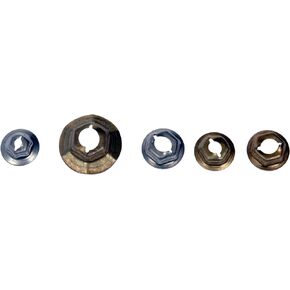 Dorman 961-330 Thread Cutting Nut Assortment - 5/32, 1/8, 3/16, 5/16, 1/4 In., 15 Piece Universal Fit