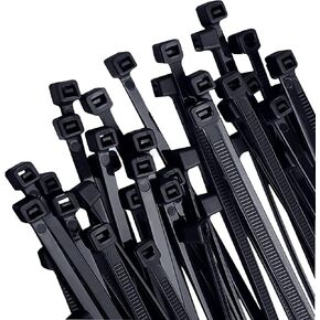 Long Zip Ties Heavy Duty 24 inch, Large Zip Ties with 175 lbs Tensile Strength, Big Cable Ties, Black Zip Ties,Plastic Wire Ties,Strong Large Cable Ties,Extra Long Tie Wraps, 50 Pack, by MDCG