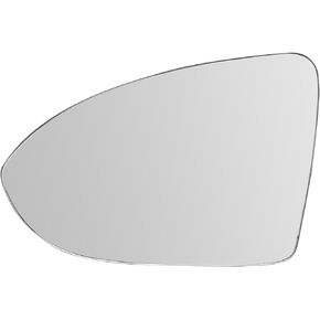 Driver Side Heated Mirror Glass Compatible with Volkswagen VW Golf MK7, 2015-2021 Golf Golf GTI, 2015-2019 Golf R Golf SportWagen, 2017-2019 Golf Alltrack, 2019-2021 Jetta Mirror - With Rear Holder