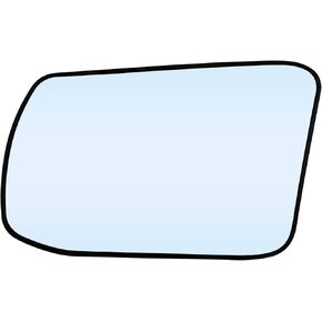 Passenger Right Side Heated Mirror Glass Replacement for 2013-2018 Nissan Altima Sedan Mirrors - Side View Heated Convex Mirror Glass with Rear Holder