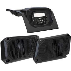 Polaris Off Road Bluetooth®, Apple® Control, AM/FM Dash Stereo & 2 X 5.25 Speakers by MB Quart®
