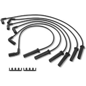 A-Premium Ignition Spark Plug Wires Set of 6 Compatible with Buick Lucerne Terraza, Chevrolet Impala Malibu Monte Carlo Uplander, Pontiac G6 Montana & Saturn Aura