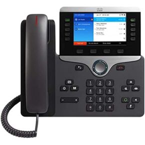 Cisco IP Phone 8861 with Multi-Platform Phone Firmware, 5-inch VGA Backlit Color Display, Gigabit Ethernet Switch, Class 2 PoE, WLAN Enabled, USB Port (CP-8861-3PW-NA-K9=)