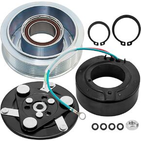 AC Compressor Clutch Assembly Kit Replacement for HONDA 2007-2011 CR-V 4 CYL 2.4L