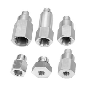 TIKSCIENCE M12-1.5 Swap Coolant Temperature Sensor Adapter 1/2 1/8 3/8 NPT and Oil Pressure Sensor Adapter M16-1.5 1/8 1/4 NPT Fit for All LS GM Engines LS1 LSX LS3 LS2 LH6 L92 L76 LY2