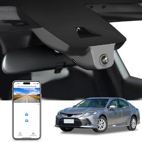 4K Dash Cam Custom fit for Toyota Camry Gen8 XV70 2018 2019 2020 (Model B), LE L XLE SE XSE Sedan 4D, Integrated OEM Look, UHD 2160P Video, App & WiFi,Easy to Install,128GB Card