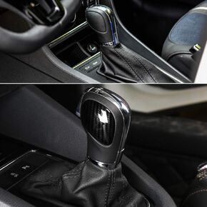 Car Gear Shift Knob Panel Cover Carbon Fiber Stickers for VW Volkswagen Jetta Polo Golf MK4 MK5 MK6 MK7 Passat B5 B6 B7 B8 R Tiguan Bettle Touran Bora Vento Touareg ,etc
