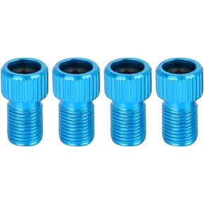 X AUTOHAUX Metal French to American Type Valve Converter Adapter Bike Tire Inflator Air Compressor Tools 4pcs