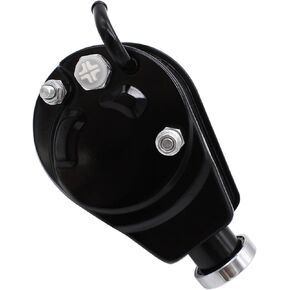 Black Saginaw Power Steering Pump Reservoir A-Can Style Compatible With SBC BBC Street Rod