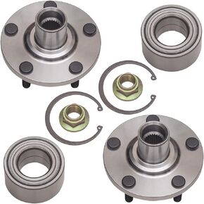 518508 x2 (Pair) Front Wheel Bearing and Hub Assembly Compatible With 1992-2003 Toyota Camry Solara (2.2L and 2.4L Engine) 1999-2003 Lexus RX300 (AWD Only)[5 Stud Hub Repair Kit]