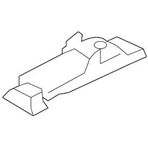 Genuine Subaru 57707FG040 Bracket (Bumper, Front Lower), 1 Pack