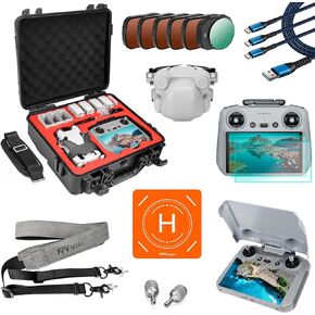FPVtosky Mini 4 Pro More Combo for DJI Mini 4 Pro Drone Accessory Kit ,9 in 1 Hard Case Ket for DJI Mini 4 Pro Drone, DJI Mini 4 Pro accessories