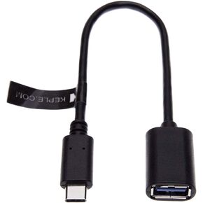 Type-C Adapter Converter to OTG USB Cable USB C 3.1 to Standard Female 3.0 Connector Compatible with Google Nexus 6P, 5X Chromebook, Pixel, OnePlus 2, 3, Lumia 950x, l950, N1, Keyboard, Mouse