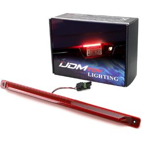iJDMTOY Red Lens 54-SMD Full LED Rear Tailgate ID Lightbar, Compatible With Chevrolet Silverado 2500HD 3500HD GMC Sierra 2500 3500 Dually