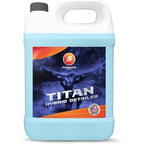 Titan Hybrid Detailer (جالون) - بخاخ تفاصيل طلاء السيراميك الهجين الذي يلمع وينظف ويحمي - طلاء علوي لغسيل السيارات وواقي الطلاء - يدوم لفترة أطول من شمع السيارة in Kuwait