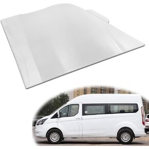 Fuel Tank Filler Access Door Compatible with Ford Transit 150 250 350 350HD 2015 2016 2017 2018 2019 2020 Year Fuel Tank Filler Door Cover for Driver Side Door CK4Z-61405A26-B (Black)