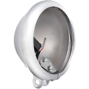 SKTYANTS 5.75 inch headlight housing backet with H4 Wiring Harness 5 3/4" 5.75 Inch headlight Bucket Housing Trim Ring for FXWG FXDWG FXST Motorcycle (Black)