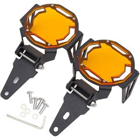 Motocycle Fog Light Protector Cover Fog Light Covers Fit For R1200GS Adventure F800GS Adventure R1250GS / ADV LC (Black)