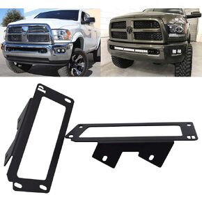 Upgrade Hidden Bumper Light Pods Fog Light Mounting Brackets for 2010-2019 Dodge Ram 2500 3500 and 2009-2012 Ram 1500
