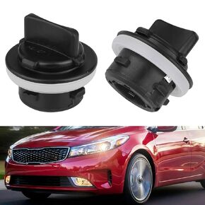2PCS Front Turn Signal Light Bulb Socket Holder,OEM# 92166-3K000,921663K000 Turn Signal Light Lamp Plug Socket Assembly, Compatible with KIA 2007-2019 and Hyundai 2006-2018