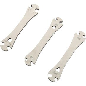 3pcs Bicycle Spokes Wrench Rim Knitting Tool Wheel Spoke Fastening Correction Repair Wire Wrench 12/13 / 14 / 15g BT025S1/S2/S3