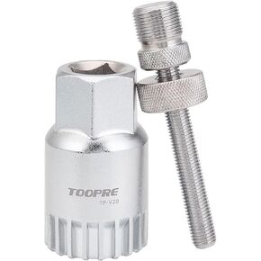 Bicycle Bike Compatible with Shimano Bottom Bracket Removal Install Tool, for Shimano Octalink ISIS Splined FSA LP VP (with Remover Tool Fixed Bracket)